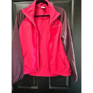 Nike Livestrong red Dri-Fit Athletic Jacket Size Small
